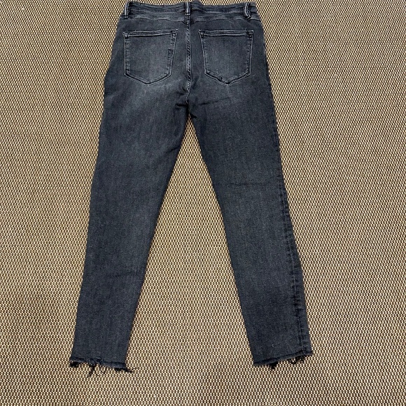 ALL SAINTS ROXANNE DISTRESSED JEANS BLACK SIZE 30 - Picture 7 of 9